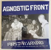 Agnostic Front ‎– First Warning (The 'United Blood' Era Recordings, New York City, 1983) LP (Blue Vinyl)