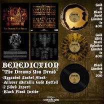 Benediction – The Dreams You Dread (Deluxe) LP (2022rp, lim 1000, 3 clrs)