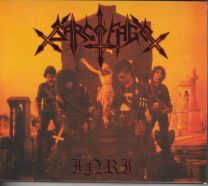 Sarcófago – I.N.R.I. CD Jewelcase + Slipcase, Collectors edition (Brazil import, poster, 16 page booklet)