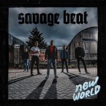 Savage Beat ‎– New World LP (2021, blue screenprint on side B)