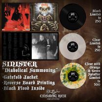 Sinister - Diabolical Summoning LP Gatefold (2023RP, lim 1000, 3 clrs)