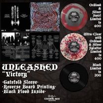 Unleashed - Victory LP (2022rp, lim 1000, 3 clrs, gatefold)