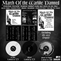 v/a - March Of The Warlike Damned LP (lim 1000, 3 clrs, incl A3 poster) PRE-ORDER 6 NOV