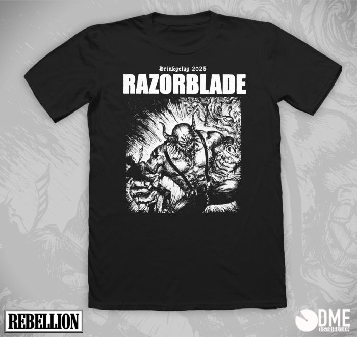 Razorblade - Drinkgelag 2025 T shirt PRE-ORDER 18 MAY