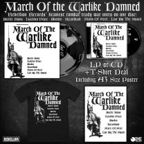 v/a - March Of The Warlike Damned LP OR CD + T-SHIRT DEAL, PRE-ORDER 6 NOV