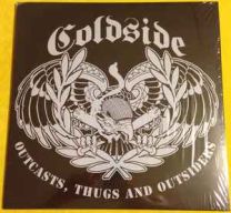 Coldside ‎– Outcasts,Thugs And Outsiders LP (2015, lim 300, Clear Vinyl)  