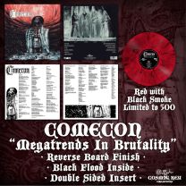 Comecon - Megatrends In Brutality LP (2024rp, lim 500, Red with smoke)