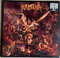 Krisiun ‎– Forged In Fury LP Gatefold (Transparent Red Vinyl)