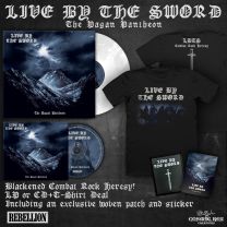 Live By The Sword - The Pagan Pantheon LP OR CD + SHIRT AND PATCH DEAL