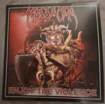 Massacra ‎– Enjoy The Violence LP (Clear w/ Black & Red Splatter Vinyl) 