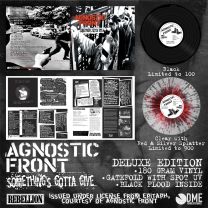 Agnostic Front - Something's Gotta Give LP DELUXE (Lim 1000, 2 clrs, 180 gr, spot uv) PRE-ORDER 27/05