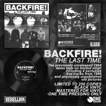 Backfire! - The last time 7" EP (lim 250) PRE-ORDER 17 FEB