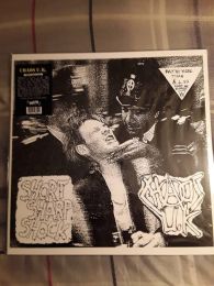 Chaos UK ‎– Short Sharp Shock LP (White Vinyl)