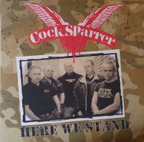 Cock Sparrer ‎– Here We Stand LP (Clear with Red Vinyl)