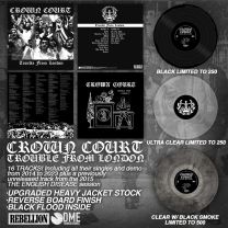 Crown Court - Trouble From London LP (lim 1000, 3 clrs) PRE-ORDER 16/06