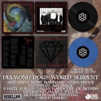 Diamond  Dogs - World Serpent 12" MLP (lim 500, 2clrs) 