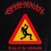 Gehennah ‎– King Of The Sidewalk LP (Transparent Red Black Marbled Vinyl)