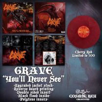 Grave - You'll Never See... LP (2024RP, lim 500, Cherry) 