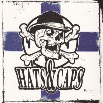 Hats & Caps - s/t 7" (Red Black Marbled Vinyl)