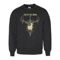 Live By The Sword - Snake-skull Sweater (4 clrs)
