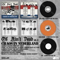 v/a - Oi! Ain't Dead vol. 8 - Chaos In Nederland LP (lim 600, 2 clrs) 