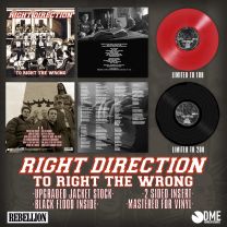 Right Direction - To Right The Wrong LP (lim 300, 2 clrs) PRE-ORDER 04 FEB