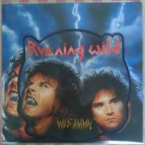 Running Wild ‎– Wild Animal 12", Shape, EP, Numbered Limited Edition