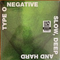 Type O Negative ‎– Slow, Deep And Hard 2LP Gatefold (Green Black Mixed Vinyl)