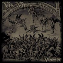 Vis Vires/ Lvger - s/t split 7" (Silver Swirl Marble Vinyl)