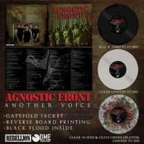 Agnostic Front - Another Voice LP (lim 1000, 3 clrs, gatefold) PRE-ORDER 21/04