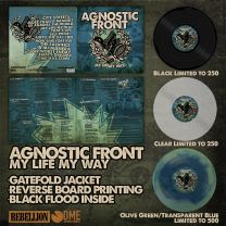Agnostic Front - My Life My Way LP (lim 1000, 3 clrs, Gatefold) PRE-ORDER 21/04