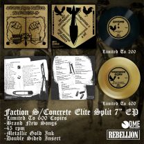 Concrete Elite / Faction-S - Split ep 7" (lim 600, 2 clrs) 