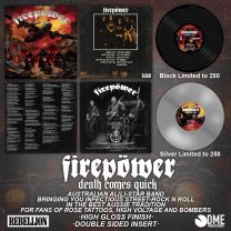 Firepöwer – Death Comes Quick LP (lim 500, 2 clrs) PRE-ORDER 22/12