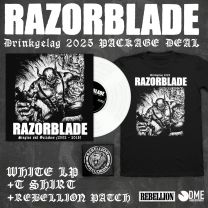 Razorblade - Drinkgelag 2025 LP + SHIRT + PATCH PACKAGE DEAL, PRE-ORDER 18 MAY