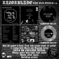 Razorblade - The Old Guard 7" EP (lim 500, 2 clrs) PRE-ORDER 14/11