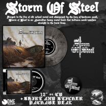 Storm Of Steel - s/t 12" or CD + SHIRT PACKAGE DEAL, PRE-ORDER 16/12