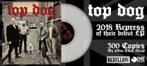 Top Dog - s/t LP (2ND PRESS, lim 300, clear vinyl) 