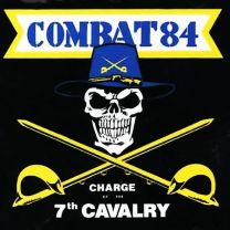 Combat 84 ‎– Charge Of The 7th Cavalry LP (Red Vinyl) DAMAGED SLEEVE