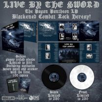 Live By The Sword - The Pagan Pantheon LP + free patch (LIM 500, TRIFOLD SLEEVE, 2 CLRS) 